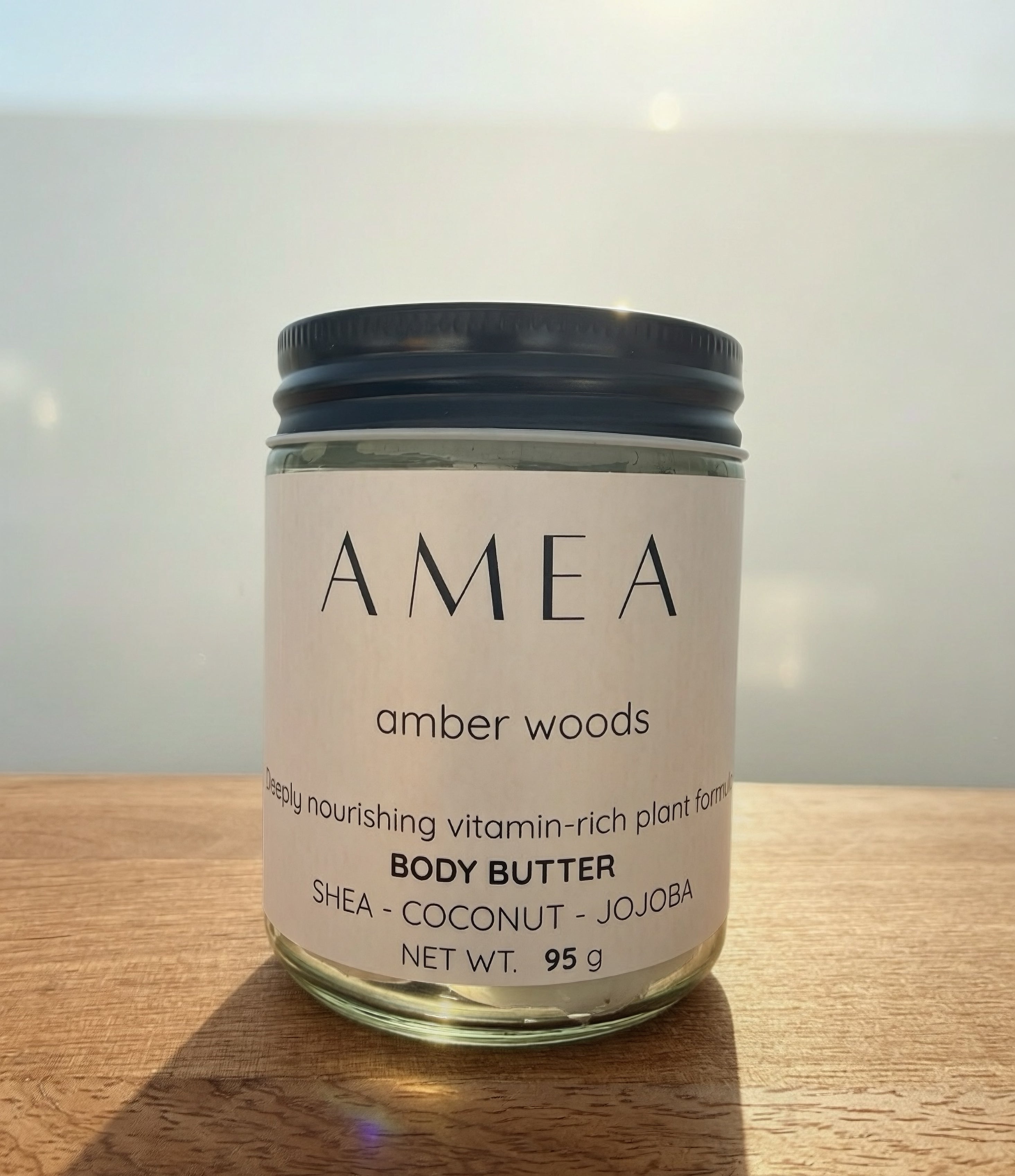 body butter - amber woods
