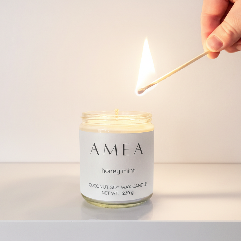 honey mint candle